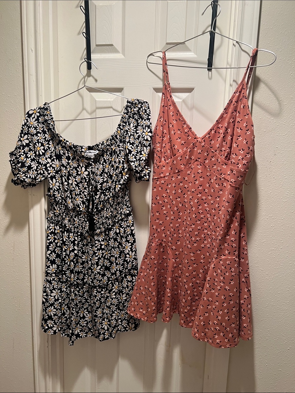 Charlotte Russe Dusty Rose Floral Slip Tunic